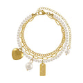 Temperament Love Brand Multilayer Bracelet Pearl Bracelet