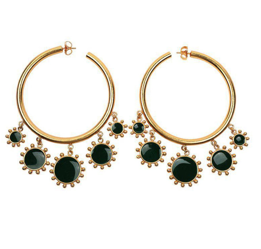 Love earrings punk wind earrings