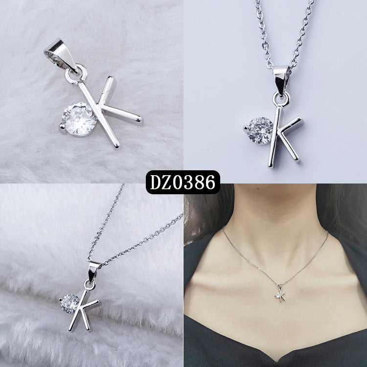 Simple Heart-shaped Purple Zircon Pendant