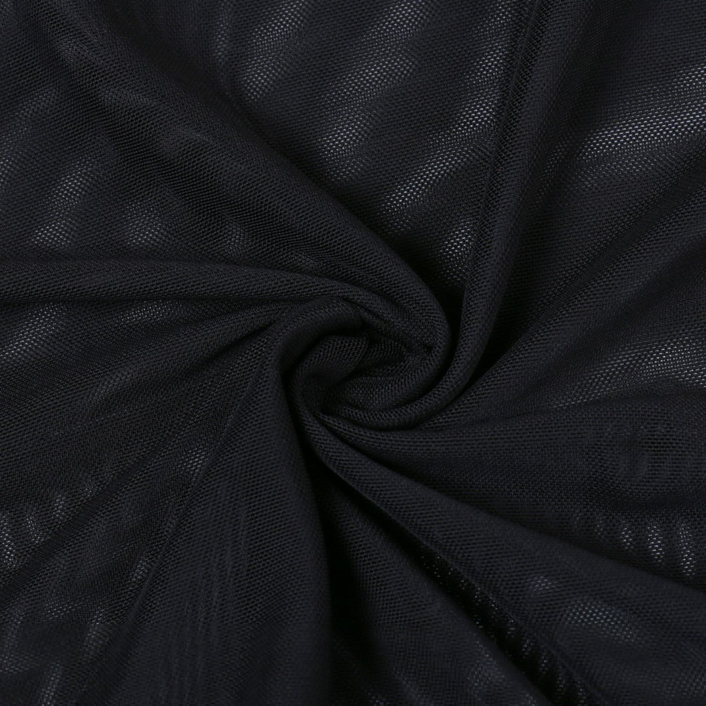 Women's Lace Slim-fit See-through Mesh Long Dress