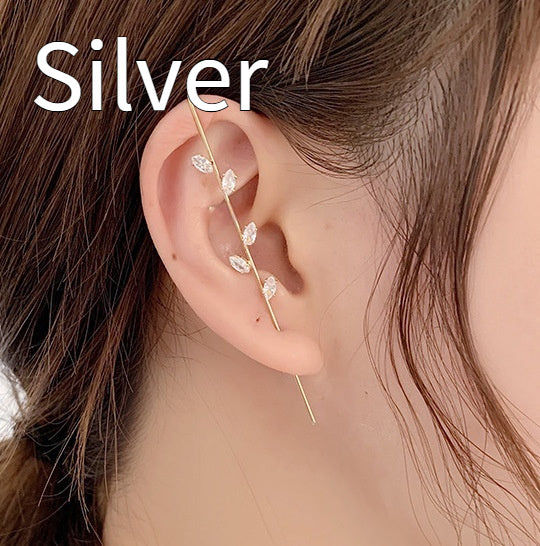 Zircon Earrings Pierced Earrings Women