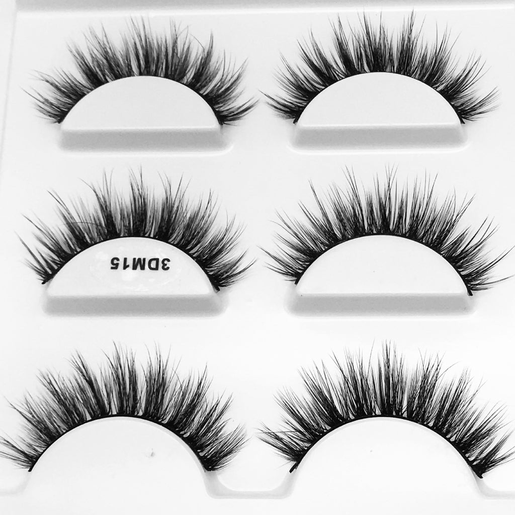 3D Layer Mink Hair Handmade Natural Thick Eyelash