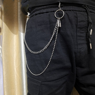 Retro Street Photography Men And Women Waist Chain Pendant