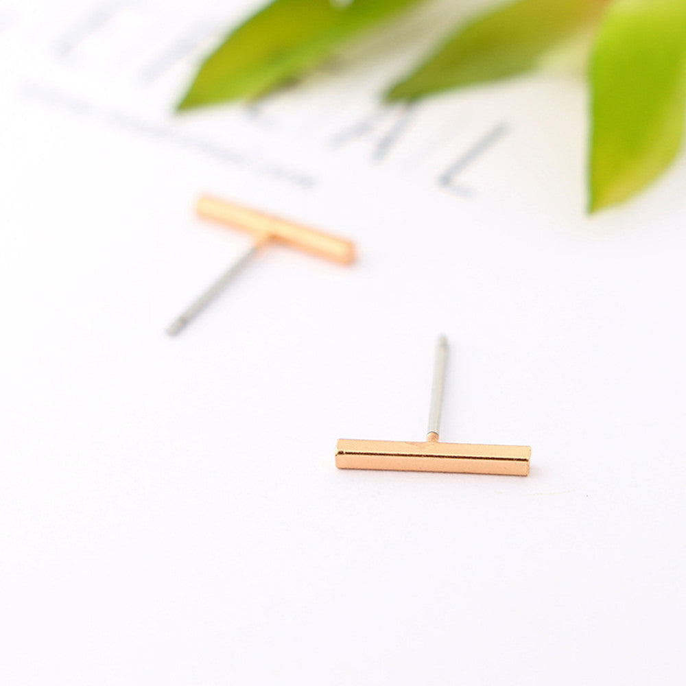 Flat earrings female earrings