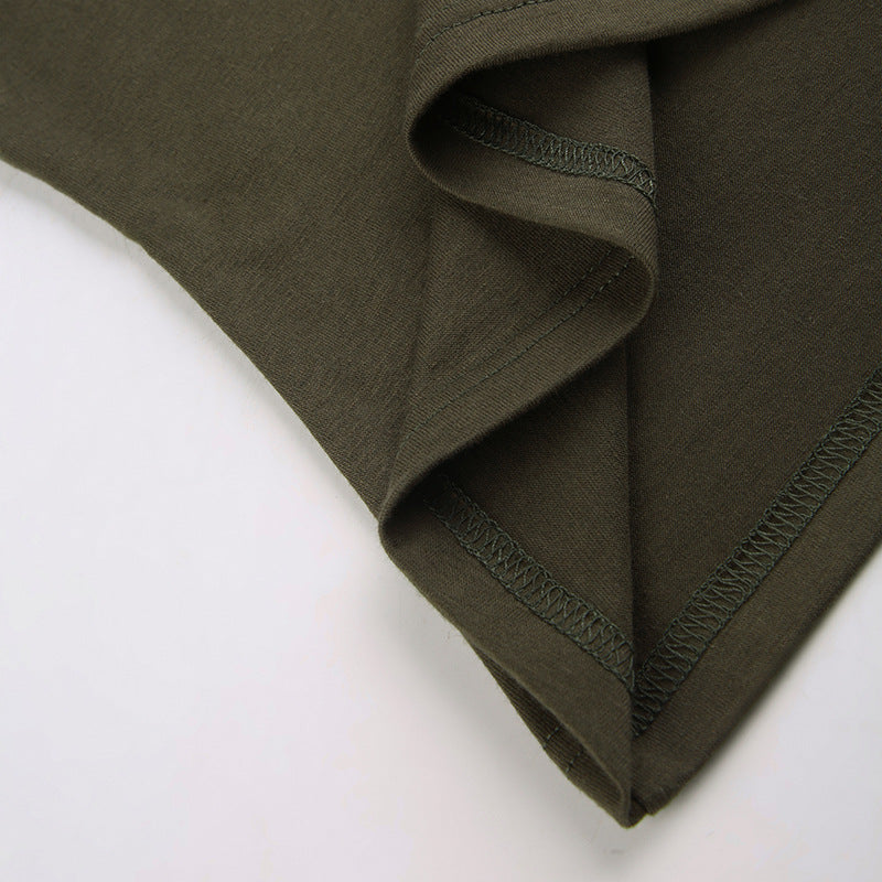 T-shirt Polo Collar Slim Casual Top And Bottoming Shirt