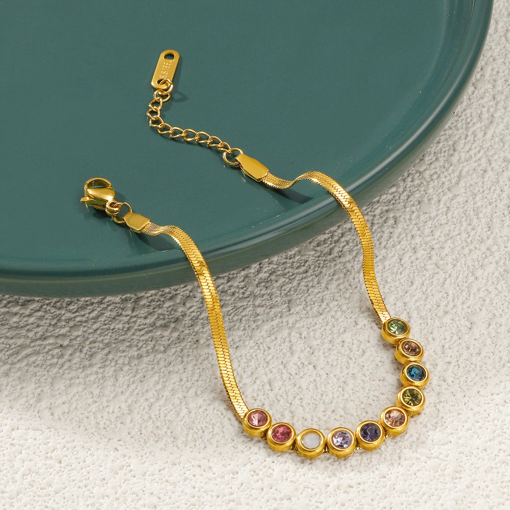 High-grade Accessories All-match Titanium Steel Blade Chain Bracelet