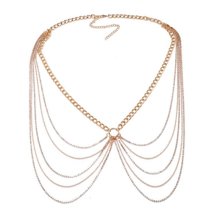 Fashion Geometry Pattern Waist Chain Women's Metal