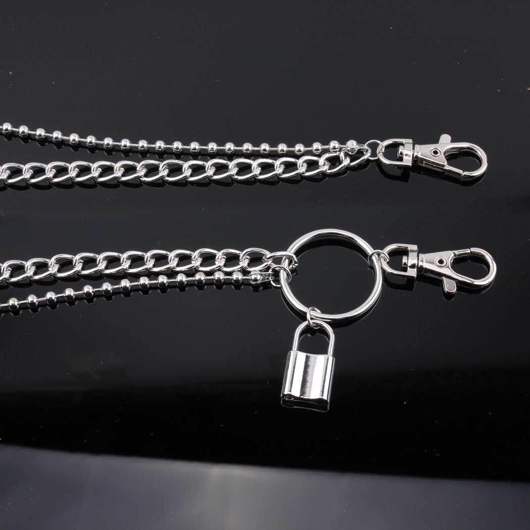 Retro Street Photography Men And Women Waist Chain Pendant