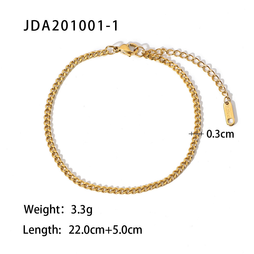 Fashion Stainless Steel Anklets Ornament