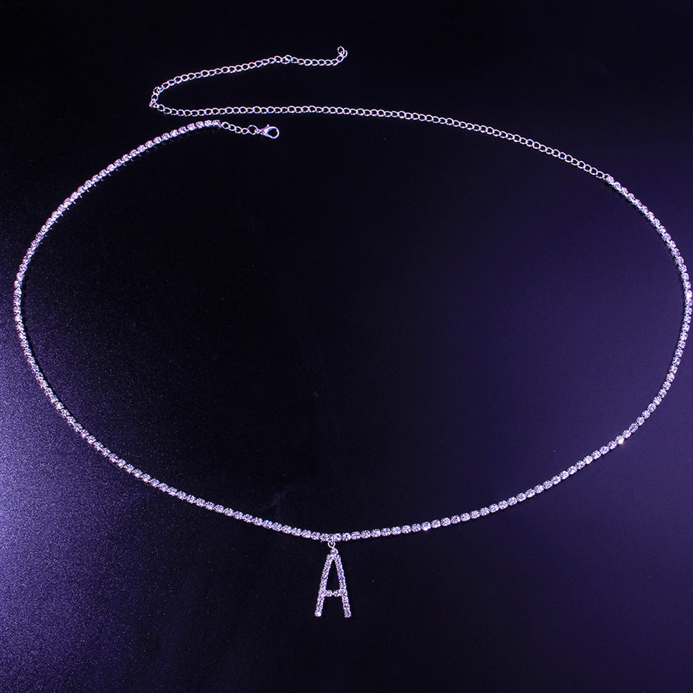 Women's Nightclub Shiny Rhinestone Waist Chain