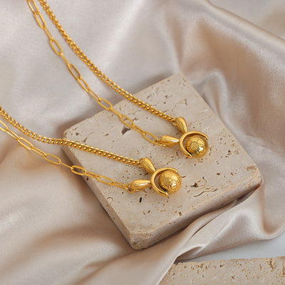 Fashion Football Rabbit Necklace For Women