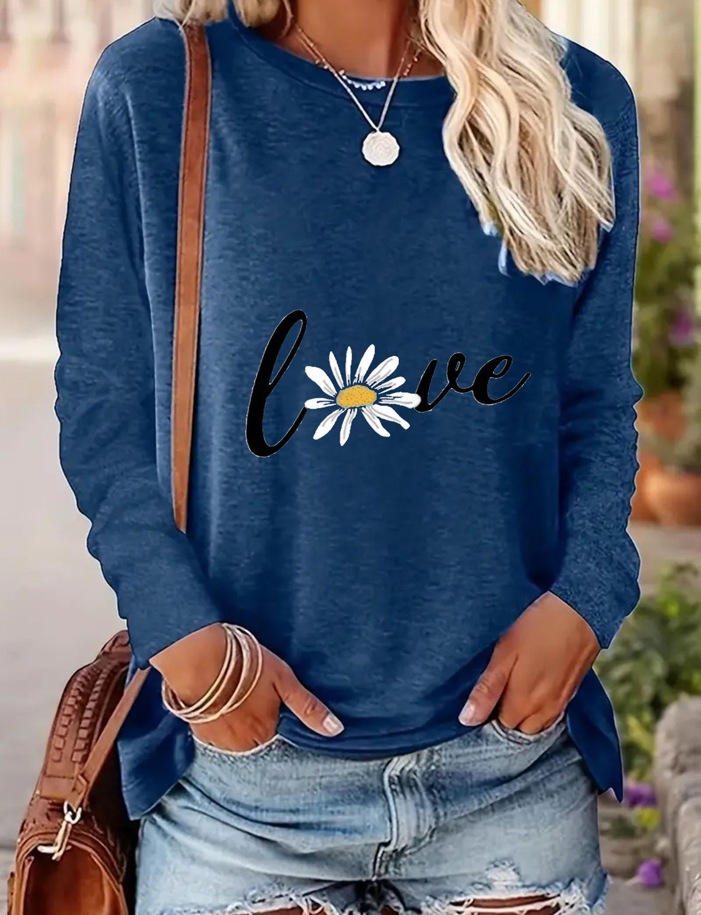 Women's Casual Long-sleeved Spring And Autumn T-shirt