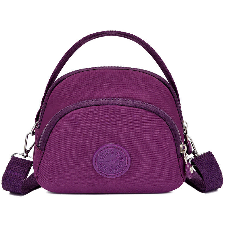 Canvas Nylon Small Bag Mother Shoulder Messenger Bag