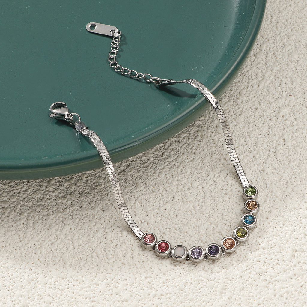 High-grade Accessories All-match Titanium Steel Blade Chain Bracelet