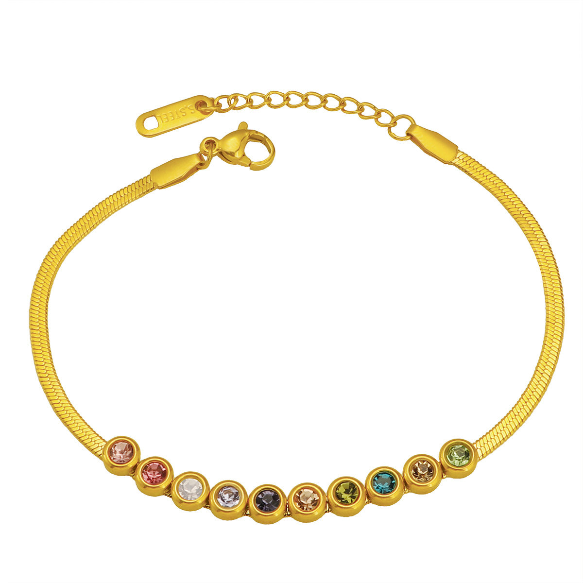 High-grade Accessories All-match Titanium Steel Blade Chain Bracelet